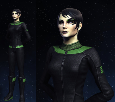 One of Twelve, Captain of the U.S.S. Lachesis, was genetically engineered in 2401 as a Borg experiment to test the potential of Human individuality within the Borg Collective. The experiment was a partial success, with One of Twelve's only failure resulting in her liberation from the Borg Collective in 2405.