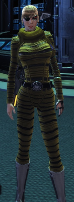 The Temporal Jumpsuit in itself is not a bad costume. Changing the colors, however, can create some disastrous results. Making yourself into a pirate at the same time, even worse!